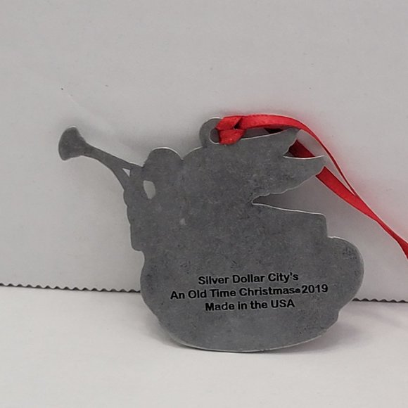 Silver Dollar City Joy On Town Square Made in USA Christmas Pewter Ornament 2019 - Picture 6 of 8
